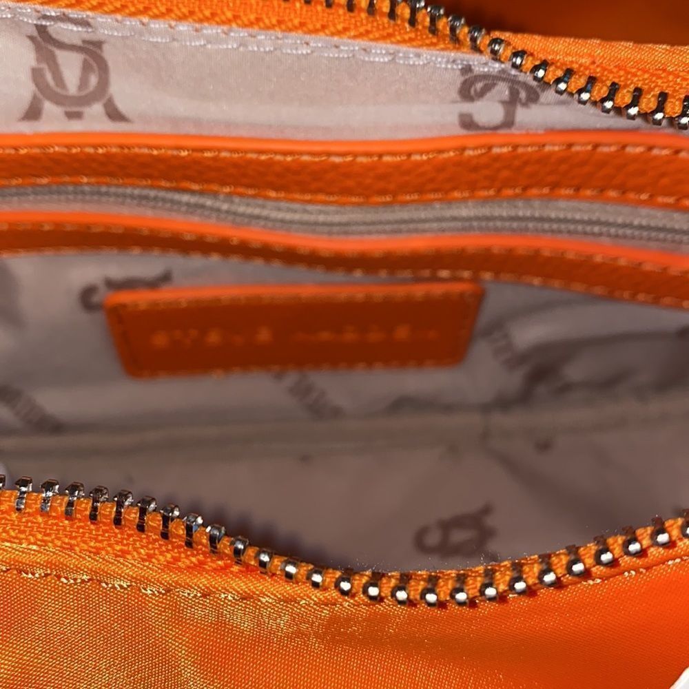 NWT Steve Madden Crossbody Bag w/ Airpod Pouch - Orange - Picture 14 of 17